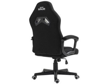 Cadeira Gamer Ninja Minato, Reclinável, Preta e Branca