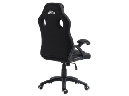 Cadeira Gamer Ninja Danzo, Reclinável, Preto e Branco