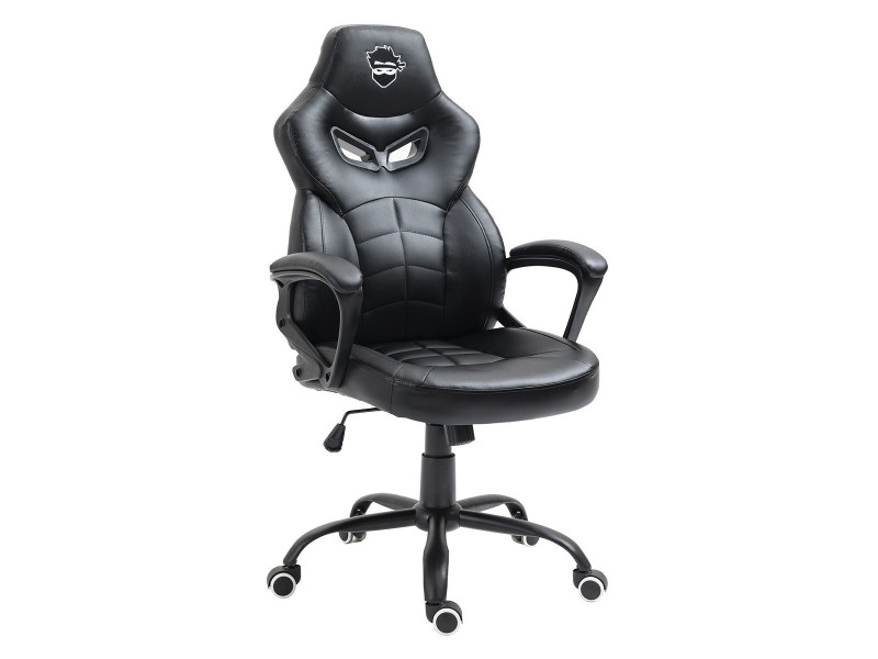 Cadeira Gamer Ninja Hiryu, Preto e Branco