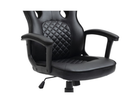 Cadeira Gamer Ninja Mizu, Reclinável, com massageador de lombar, Preta