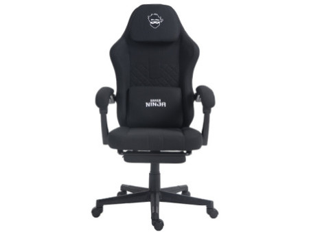 Cadeira Gamer Ninja Jiraya, Preto e Branco