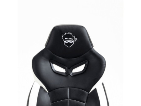 Cadeira Gamer Ninja Danzo, Reclinável, Preto e Azul