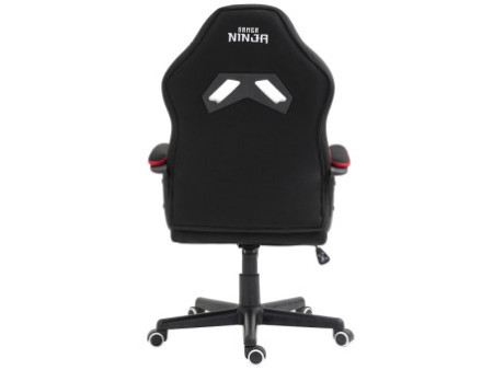 Cadeira Gamer Ninja Kaeru, Preto e Branco