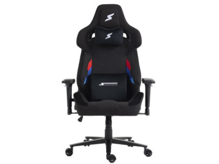 Cadeira Gamer SuperFrame Godzilla, Reclinável, Tecido, Preto e Vermelho, SF-CH-GZR2DBRF