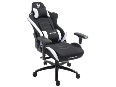 Cadeira Gamer Podcaster, Reclinável, 4D, Preta e Verde