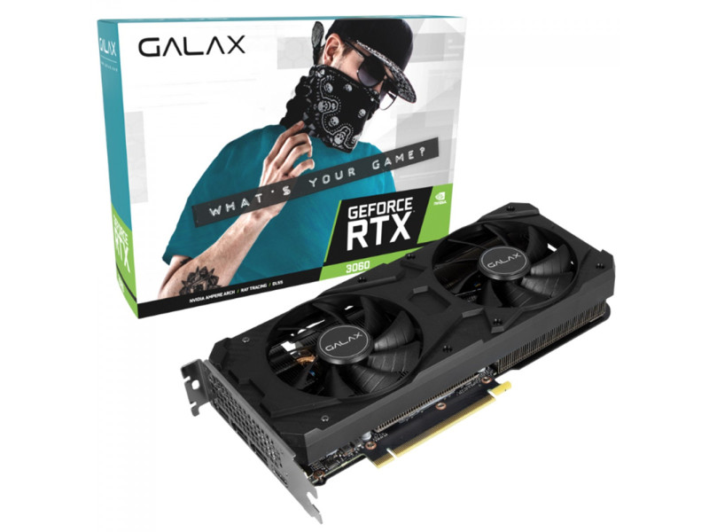 Placa de Vídeo Galax NVIDIA GeForce RTX 3060 1-Click OC, 8GB GDDR6, DLSS, Ray Tracing, 36NSL8MD6OCC Placa de Vídeo Galax NVIDIA GeForce RTX 3060 1-Click OC, 8GB GDDR6, DLSS, Ray Tracing, 36NSL8MD6OCC