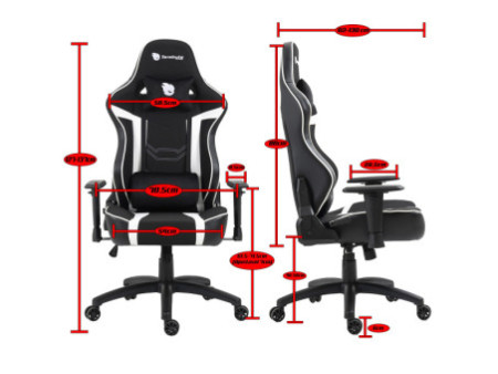 Cadeira de Escritório Dr. Office Ergo Pro, Preta, Mesh, Altura Ajustável
