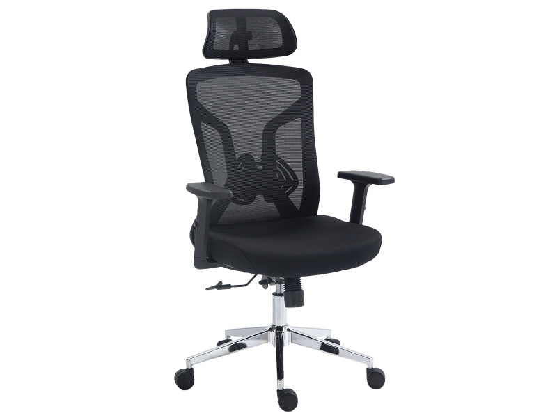 Cadeira de Escritório Dr. Office Ergo Pro, Cinza, Mesh, Altura Ajustável, DR-CH-EPR2DGH