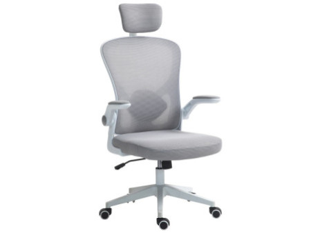 Cadeira de Escritório Dr. Office Business, Preta, Mesh, 2D com 7cm de altura ajustável, Suporta até 120kg