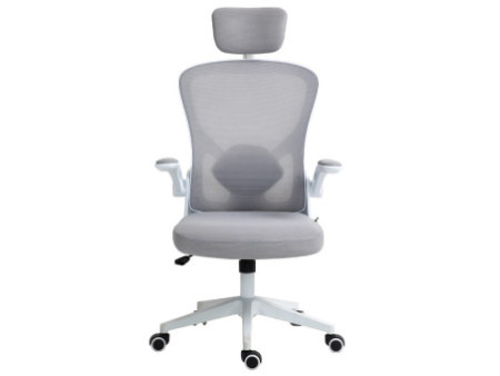 Cadeira de Escritório Dr. Office Business, Preta, Mesh, 2D com 7cm de altura ajustável, Suporta até 120kg