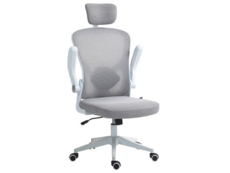 Cadeira de Escritório Dr. Office Business, Preta, Mesh, 2D com 7cm de altura ajustável, Suporta até 120kg