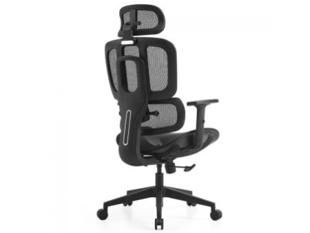 Cadeira De Escritório Dr. Office Flex, Preta, Mesh, Altura Ajustável, DR-CH-FXN0DB