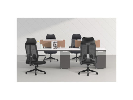 Cadeira de Escritório Dr. Office Business Pro, Preta, Mesh, 3D, Altura Ajustável