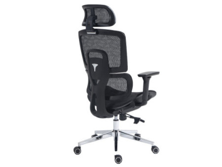 Cadeira de Escritório Dr. Office Ergo, Branco, Mesh, Altura Ajustável, DR-CH-EGR2DBWF
