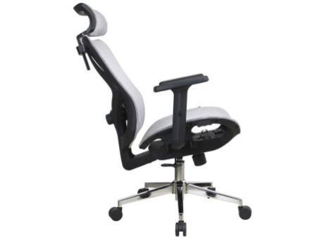 Cadeira de Escritório Dr. Office Business, Mesh, 2D, Ajustável, Suporta até 120kg, Cinza, DR-CH-BNN2DGF