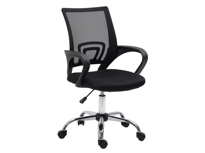 Cadeira de Escritório Dr. Office Ergo, Cinza, Mesh, Altura Ajustável, DR-CH-EGR2DBGF