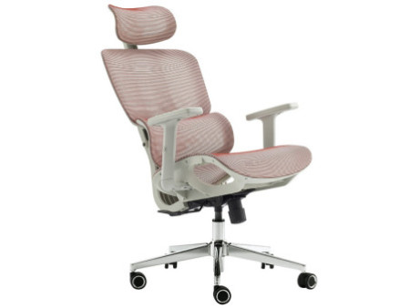 Cadeira de Escritório Dr. Office Business, Mesh, 2D, Ajustável, Suporta até 120kg, Cinza, DR-CH-BNN2DGF