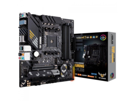 Placa Mãe Asus TUF Gaming B550M-Plus, Chipset B550, AMD AM4, mATX, DDR4, 90MB14A0-C1BAY0
