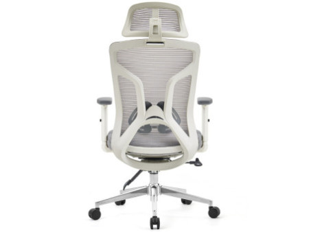 Cadeira de Escritório Dr. Office Ergo, Cinza, Mesh, Altura Ajustável, DR-CH-EGR2DBGF