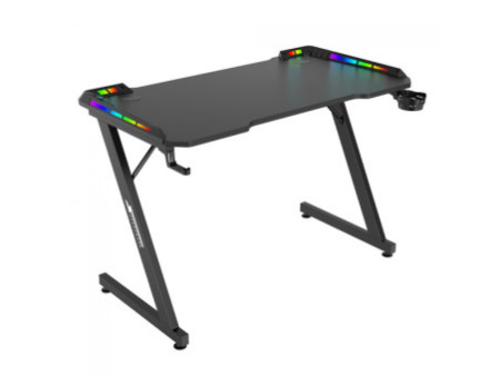 Mesa Gamer SuperFrame Epic, Com Suporte Para Headset e Copo, Branco, SF-TB-EP11060WF