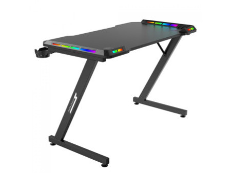 Mesa Gamer SuperFrame Epic, Com Suporte Para Headset e Copo, Branco, SF-TB-EP11060WF