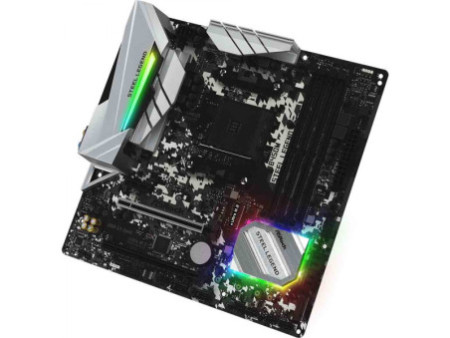 Placa Mãe ASRock B450M Steel Legend, Chipset B450, AMD AM4, mATX, DDR4
