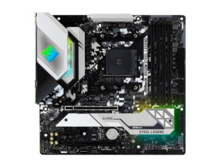Placa Mãe ASRock B550M Steel Legend, Chipset B550, AMD AM4, MATX, DDR4