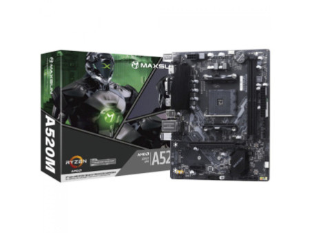 Placa Mãe MAXSUN A520M MS-Challenger, Chipset A520, AMD AM4, mATX, DDR4