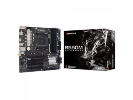 Placa Mãe Biostar B550MXC PRO, Chipset B550, AMD AM4, mATX, DDR4