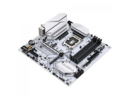 Placa Mãe Colorful Battle-AX B760M White WiFi V20, Chipset B760, Intel LGA 1700, MATX, DDR4