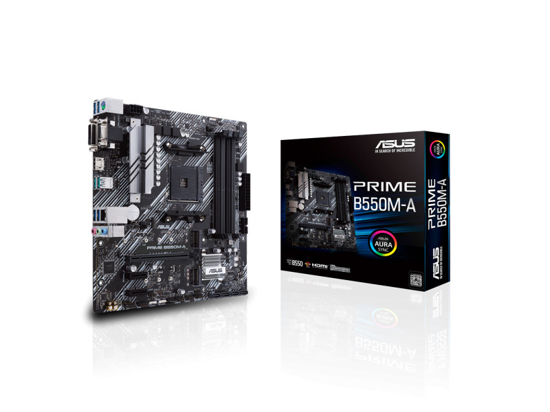 Placa Mãe Asus Prime B550M-A, Chipset B550, AMD AM4, mATX, DDR4, 90MB14I0-C1BAY0