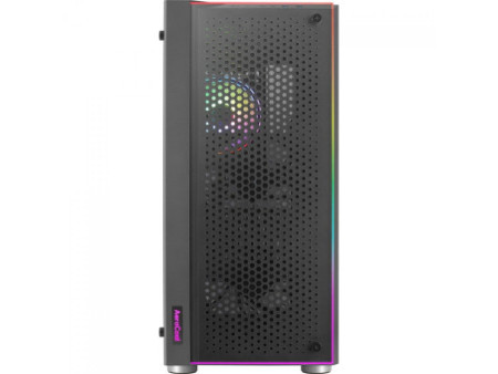 Gabinete Gamer Aerocool Aero One Mini, Mini Tower, Vidro Temperado, Black, M-ATX, Sem Fonte, Com 1 Fan, AERO ONE MINI