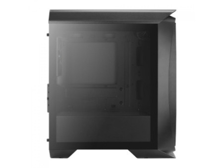 Gabinete Gamer Aerocool Aero One, Mid Tower, Vidro Temperado, Black, ATX, Sem Fonte, Com 1 Fan, AERO ONE
