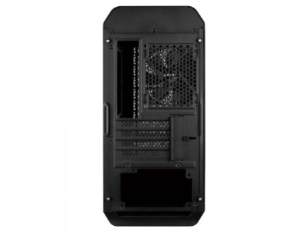 Gabinete Gamer Aerocool Aero One, Mid Tower, Vidro Temperado, Black, ATX, Sem Fonte, Com 1 Fan, AERO ONE