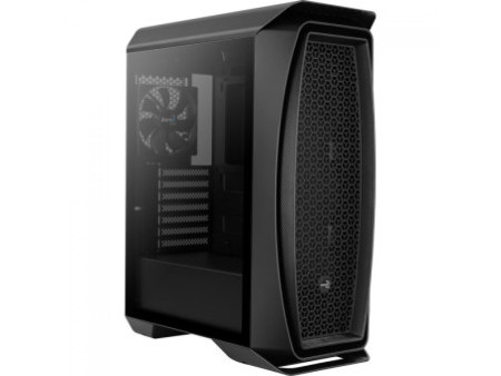 Gabinete Gamer Aerocool Ore Saturn, Mid Tower, Vidro Temperado, Black, ATX, Sem Fonte, Com 3 Fan