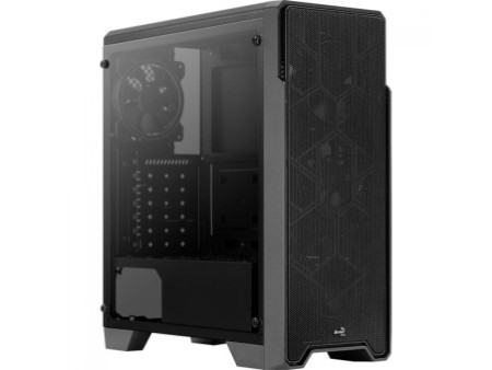 Gabinete Gamer Aerocool Dryft, Mid Tower, Vidro Temperado, Preto, Sem Fonte, Com 6 Fans ARGB