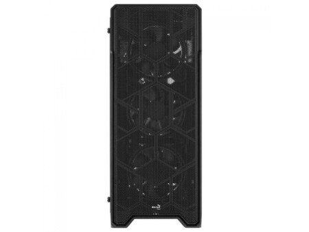 Gabinete Gamer Aerocool Dryft, Mid Tower, Vidro Temperado, Preto, Sem Fonte, Com 6 Fans ARGB