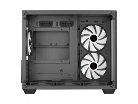 Gabinete Gamer Aerocool Dryft, Mid Tower, Vidro Temperado, Preto, Sem Fonte, Sem Fan