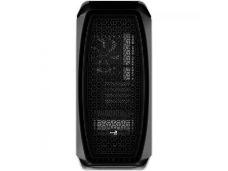 Gabinete Gamer Aerocool Blade, RGB, Mid Tower, Vidro Temperado, Black, ATX, Sem Fonte, Com 4 Fans