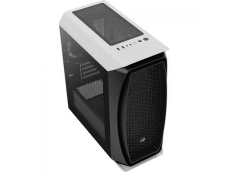 Gabinete Gamer Aerocool Blade, RGB, Mid Tower, Vidro Temperado, Black, ATX, Sem Fonte, Com 4 Fans