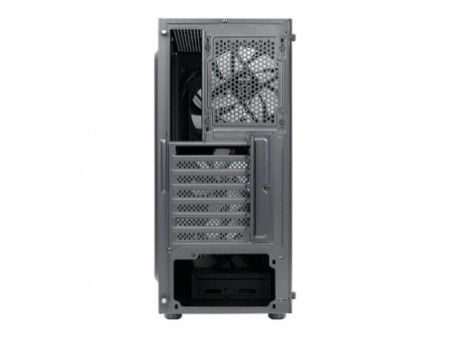 Gabinete Gamer Aerocool Streak, RGB, Mid Tower, Acrílico, Black, ATX, Sem Fonte, Com 1 Fan