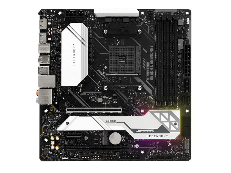 Placa Mãe SuperFrame B550M Legendary Series Chipset B550, AMD, AM4, mATX, DDR4, SF-B550-LS