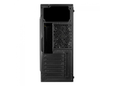 Gabinete Gamer Aerocool Delta, RGB, Mid Tower, Vidro Temperado, Black, ATX, Sem Fonte, Com 1 Fan