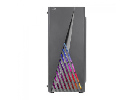 Gabinete Gamer Aerocool Zauron, Vidro Temperado, Mid Tower, Black, ATX, Sem Fonte, Com 1 Fan, 73000
