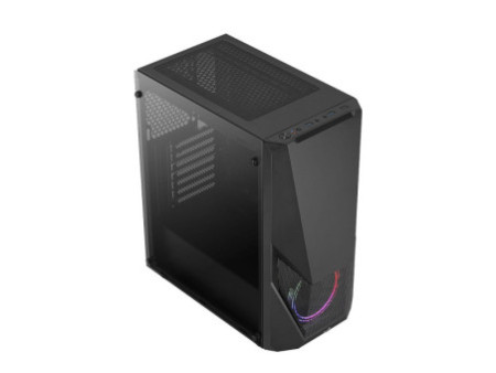 Gabinete Gamer Aerocool Mecha, RGB, Mid Tower, Vidro Temperado, ATX, Sem Fonte, Com 1 Fan, 72998