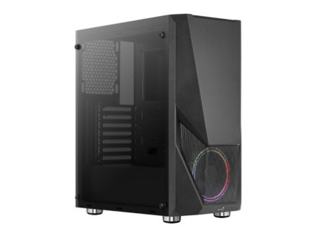 Gabinete Gamer Aerocool Mecha, RGB, Mid Tower, Vidro Temperado, ATX, Sem Fonte, Com 1 Fan, 72998