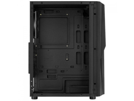 Gabinete Gamer Aerocool Split, Vidro Temperado, RGB, Mid Tower, Black, ATX, Sem Fonte, Com 1 Fan, 68558