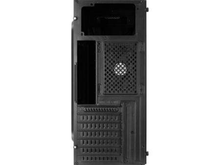 Gabinete Gamer Aerocool Prime, Mid Tower, Vidro Temperado, RGB, Black, ATX, Sem Fonte, Com 1 Fan, Prime-G-BK-V1