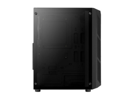 Gabinete Gamer Aerocool Hive, Mid Tower, Vidro Temperado, Black, ATX, Sem Fonte, Com 1 Fan, Hive-G-BK-V3