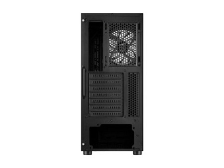 Gabinete Gamer Aerocool Mirage, Mid Tower, RGB, Vidro Temperado, Black, ATX, Sem Fonte, Com 1 Fan, MIRAGE-G-BK-V1